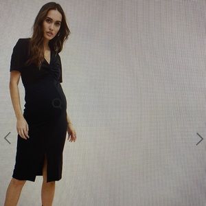 ASOS black maternity dress size 8